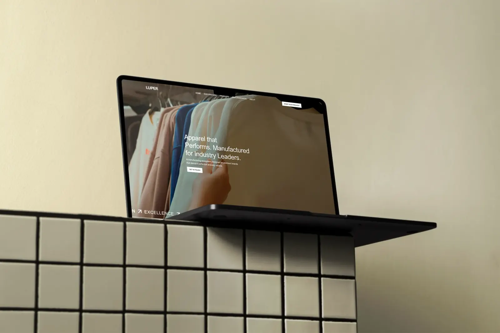 Premium Apparel Brand Website